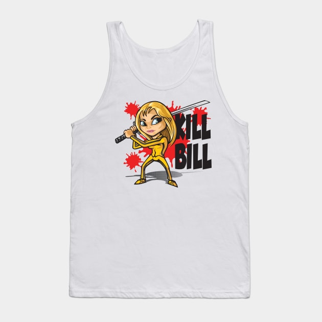 Kill bill cartoon style Tank Top by Patrol